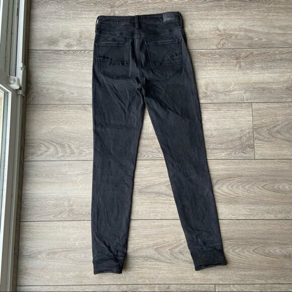 American Eagle Outfitters  Ripped Super Stretch Super Hi Rise Jegging Jeans - Picture 8 of 16